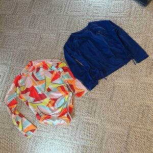 Vibrant Multicolor and Blue Kids Long Sleeve Tees